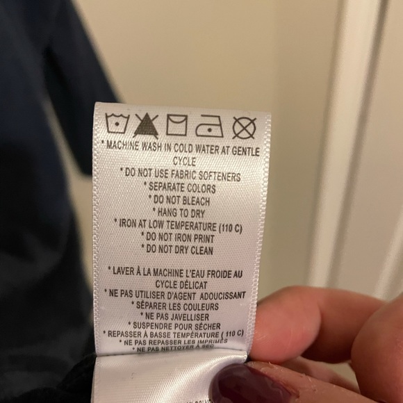 Lole Dark Blue 3/4 Sleeve Top - Picture 5 of 6